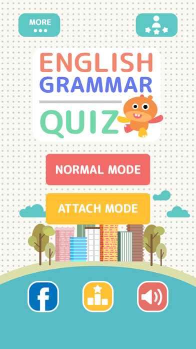 Emulate iPhone app English Grammar Quiz - Game using MyAndroid