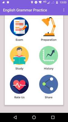 Emulate Android APK English Grammar Task