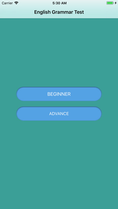 Emulate iPhone app English Grammar Test 2018 using MyAndroid Emulate iPhone app English Grammar Test 2018 using MyAndroid