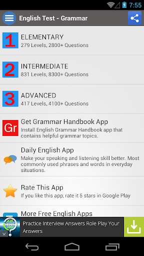 Emulate Android APK English Grammar Test Free Emulate Android APK English Grammar Test Free