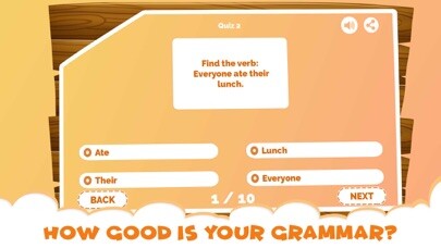 Emulate iPhone app English Grammar Verb Quiz Kids using MyAndroid Emulate iPhone app English Grammar Verb Quiz Kids using MyAndroid