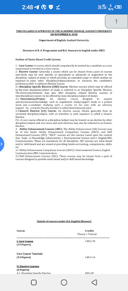 Run android online APK ENGLISH HONOURS SYLLABI from MyAndroid or emulate ENGLISH HONOURS SYLLABI using MyAndroid