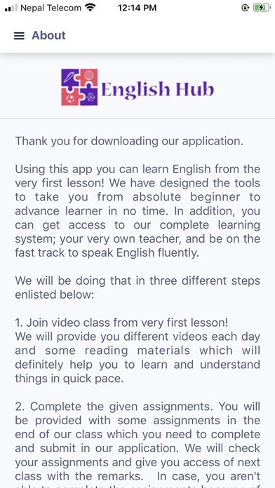 Emulate iPhone app English Hub using MyAndroid