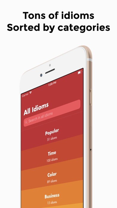 Emulate iPhone app English Idioms App using MyAndroid Emulate iPhone app English Idioms App using MyAndroid