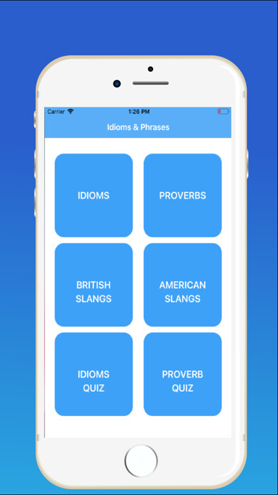 Emulate iPhone app English Idioms & Phrases using MyAndroid Emulate iPhone app English Idioms & Phrases using MyAndroid