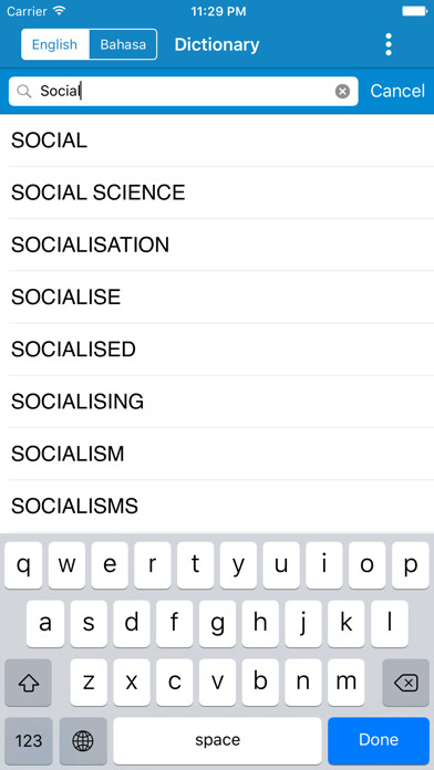 Emulate iPhone app English Indonesian Offline Dictionary - Kamus Bahasa Inggris using MyAndroid Emulate iPhone app English Indonesian Offline Dictionary - Kamus Bahasa Inggris using MyAndroid