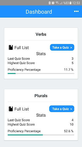Run android online APK English Irregular Verbs and Plurals from MyAndroid or emulate English Irregular Verbs and Plurals using MyAndroid