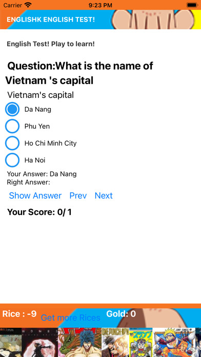 Emulate iPhone app EnglishK English Test using MyAndroid Emulate iPhone app EnglishK English Test using MyAndroid