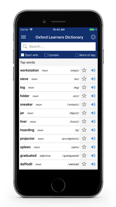 Emulate iPhone app English Learners Dictionary using MyAndroid Emulate iPhone app English Learners Dictionary using MyAndroid