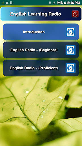 Run android online APK English Learning Radio from MyAndroid or emulate English Learning Radio using MyAndroid