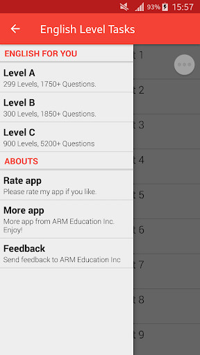 Run android online APK English Level Test from MyAndroid or emulate English Level Test using MyAndroid