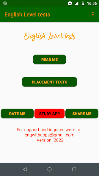 Run android online APK English Level Tests from MyAndroid or emulate English Level Tests using MyAndroid Run android online APK English Level Tests from MyAndroid or emulate English Level Tests using MyAndroid