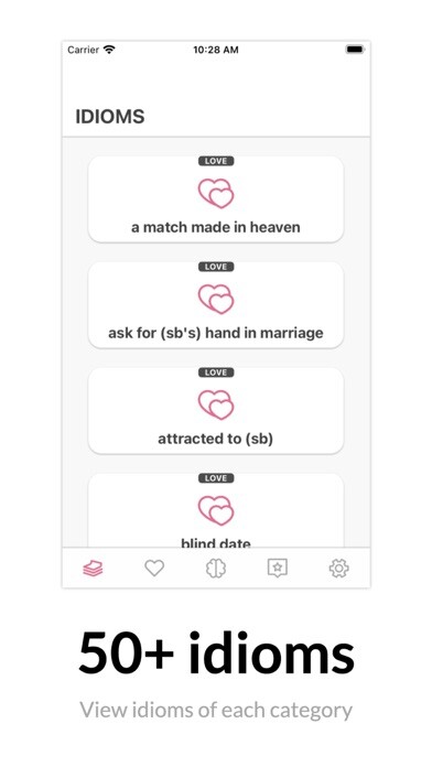 Emulate iPhone app English Love Idioms using MyAndroid Emulate iPhone app English Love Idioms using MyAndroid