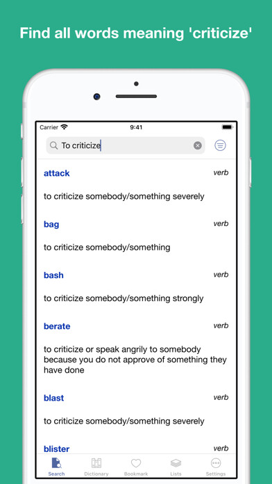 Emulate iPhone app English Meaning Dictionary using MyAndroid Emulate iPhone app English Meaning Dictionary using MyAndroid