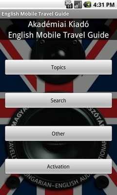Emulate Android APK English Mobile Travel Guide