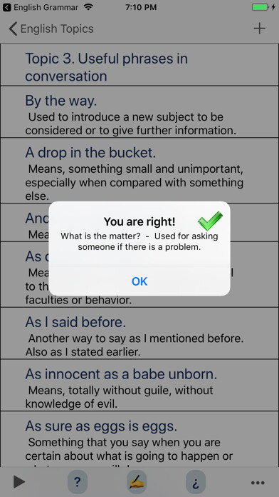 Emulate iPhone app English Offline Audio Topics using MyAndroid