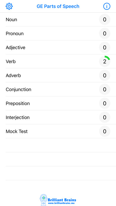 Emulate iPhone app English Parts of Speech using MyAndroid Emulate iPhone app English Parts of Speech using MyAndroid