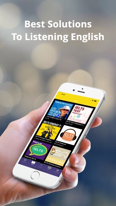 Emulate iPhone app English Podcast - IELTS TOEIC using MyAndroid