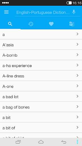 Run android online APK English<->Portuguese Dict from MyAndroid or emulate English<->Portuguese Dict using MyAndroid Run android online APK English<->Portuguese Dict from MyAndroid or emulate English<->Portuguese Dict using MyAndroid