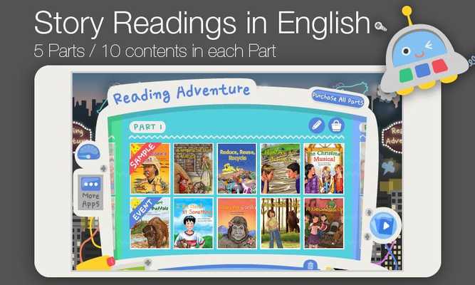 Emulate Android APK English Reading Adventure 7