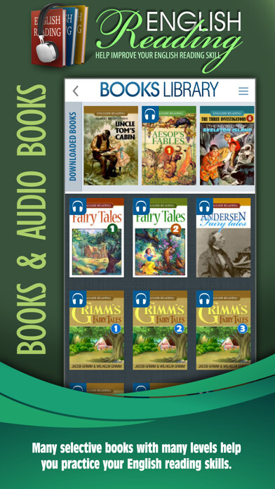 Emulate iPhone app English Reading Promax using MyAndroid