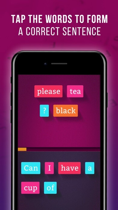 Emulate iPhone app English Sentence Builder Game using MyAndroid Emulate iPhone app English Sentence Builder Game using MyAndroid