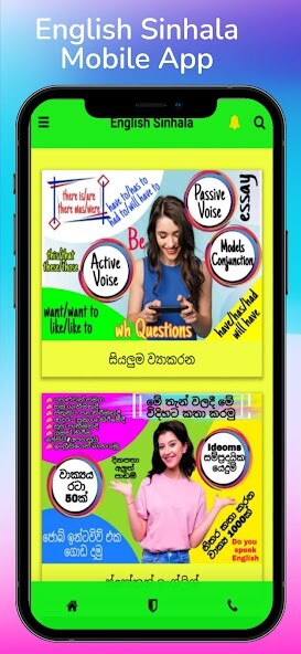 Run android online APK English Sinhala-Spoken English in Sinhala from MyAndroid or emulate English Sinhala-Spoken English in Sinhala using MyAndroid