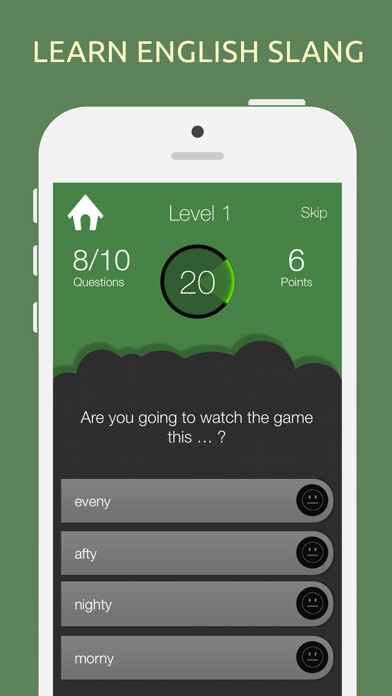 Emulate iPhone app English Slang Quiz Test Game using MyAndroid Emulate iPhone app English Slang Quiz Test Game using MyAndroid