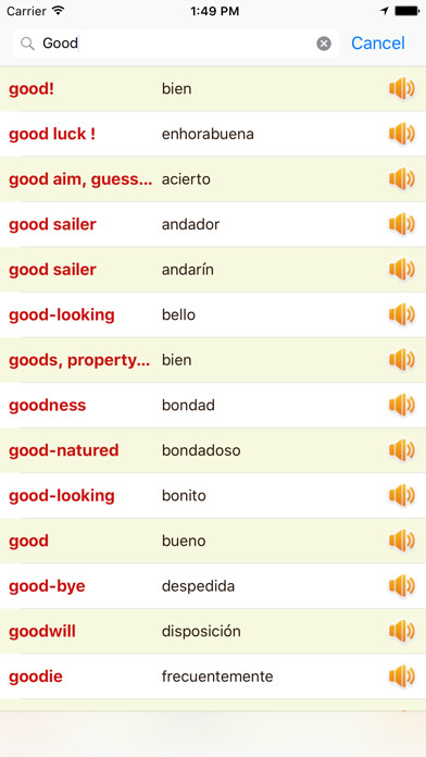 Emulate iPhone app English Spanish Dictionary Offline Free using MyAndroid Emulate iPhone app English Spanish Dictionary Offline Free using MyAndroid