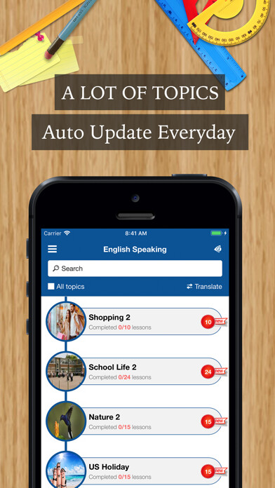 Emulate iPhone app English Speaking Conversations using MyAndroid