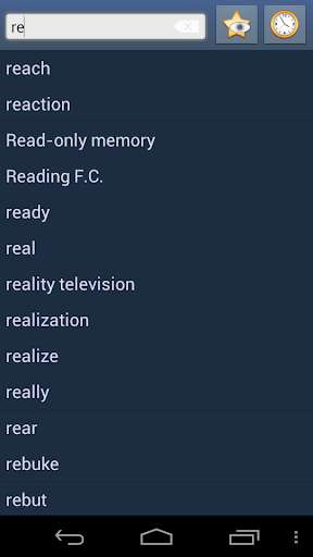 Run android online APK English Standard Malay Dict from MyAndroid or emulate English Standard Malay Dict using MyAndroid