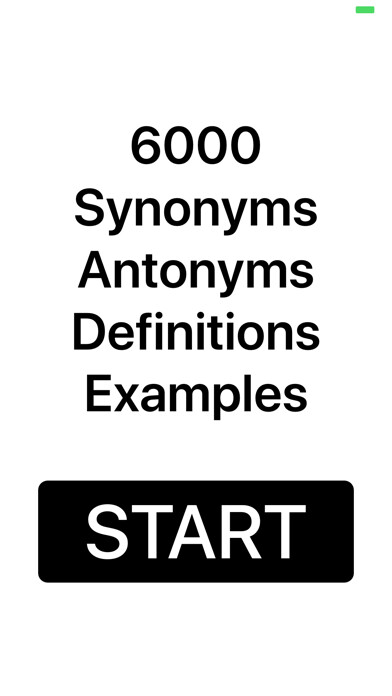 Emulate iPhone app English synonyms antonyms using MyAndroid