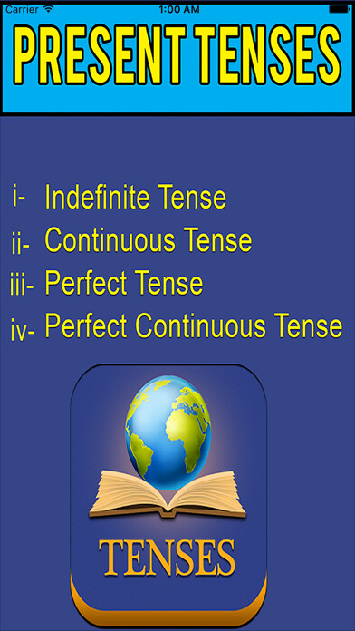 Emulate iPhone app English Tenses - Learn Tenses using MyAndroid Emulate iPhone app English Tenses - Learn Tenses using MyAndroid