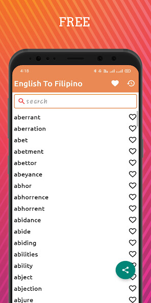 Run android online APK English To Filipino Dictionary from MyAndroid or emulate English To Filipino Dictionary using MyAndroid