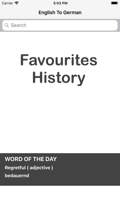 Emulate iPhone app English To German Dictionary using MyAndroid Emulate iPhone app English To German Dictionary using MyAndroid
