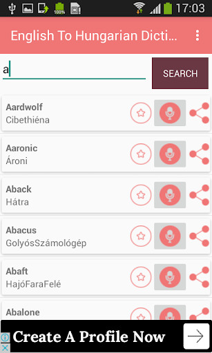 Run android online APK English to Hungarian Dictionary Translator Offline from MyAndroid or emulate English to Hungarian Dictionary Translator Offline using MyAndroid