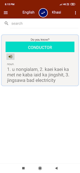 Run android online APK English To Khasi Dictionary from MyAndroid or emulate English To Khasi Dictionary using MyAndroid Run android online APK English To Khasi Dictionary from MyAndroid or emulate English To Khasi Dictionary using MyAndroid