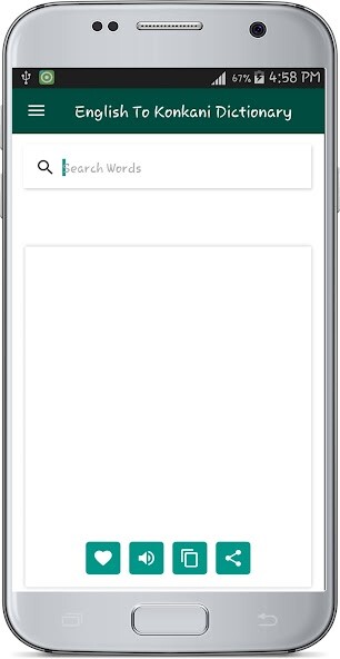Run android online APK English To Konkani Dictionary from MyAndroid or emulate English To Konkani Dictionary using MyAndroid