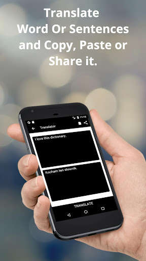 Run android online APK English to Polish Dictionary Translator App from MyAndroid or emulate English to Polish Dictionary Translator App using MyAndroid