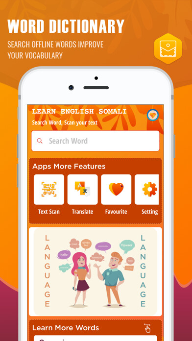 Emulate iPhone app English to Soomaali Dictionary using MyAndroid Emulate iPhone app English to Soomaali Dictionary using MyAndroid