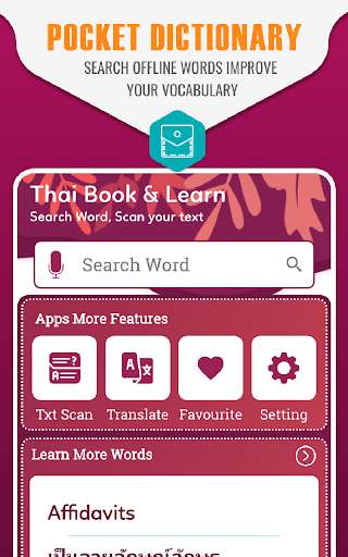 Run android online APK English To Thai Translator & Thai Dictionary from MyAndroid or emulate English To Thai Translator & Thai Dictionary using MyAndroid