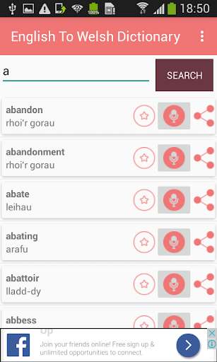 Run android online APK English to Welsh Translator & Offline Dictionary from MyAndroid or emulate English to Welsh Translator & Offline Dictionary using MyAndroid