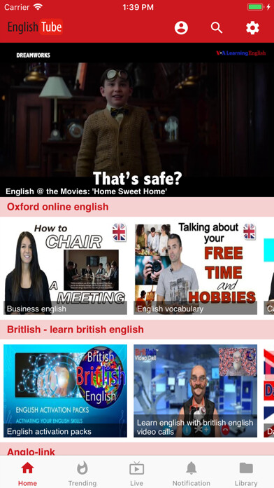 Emulate iPhone app English Tube using MyAndroid Emulate iPhone app English Tube using MyAndroid