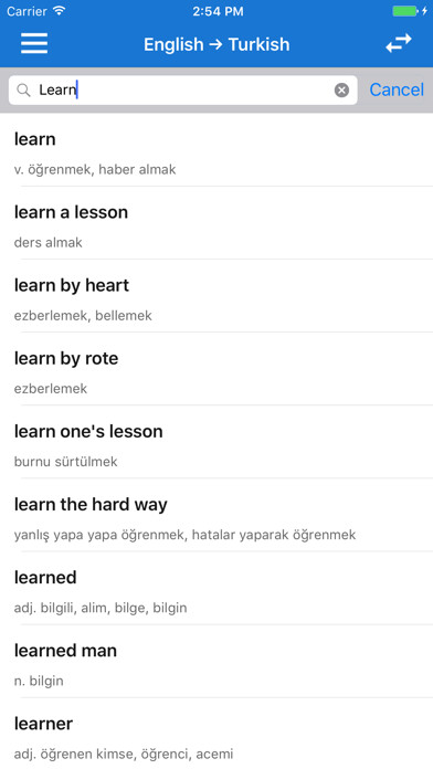 Emulate iPhone app English Turkish Dictionary Offline using MyAndroid Emulate iPhone app English Turkish Dictionary Offline using MyAndroid