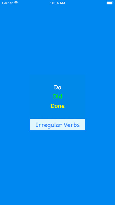 Emulate iPhone app English V3 - Irregular Verbs using MyAndroid Emulate iPhone app English V3 - Irregular Verbs using MyAndroid