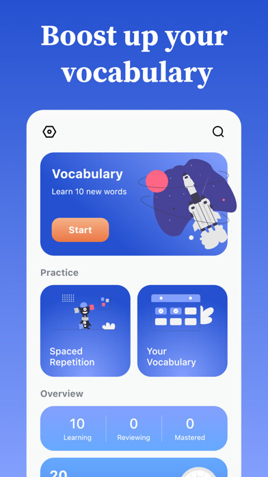 Emulate iPhone app English - Vocabulary Booster using MyAndroid Emulate iPhone app English - Vocabulary Booster using MyAndroid