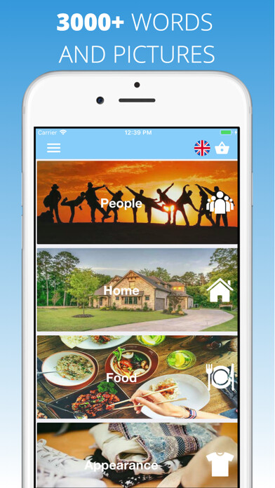 Emulate iPhone app English Vocabulary by Topics using MyAndroid Emulate iPhone app English Vocabulary by Topics using MyAndroid