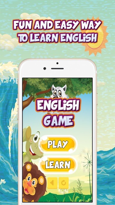 Emulate iPhone app English Vocabulary Game - Education Game for Kids using MyAndroid