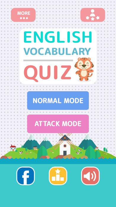 Emulate Android APK English vocabulary quiz game