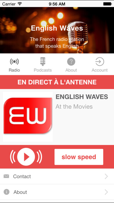 Emulate iPhone app EnglishWaves using MyAndroid Emulate iPhone app EnglishWaves using MyAndroid